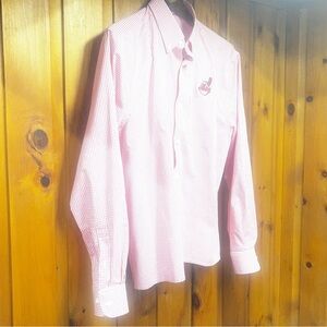 Cutter & Buck Cleveland Indians Chief WaHoo Oxford Men’s Collared Shirt Medium